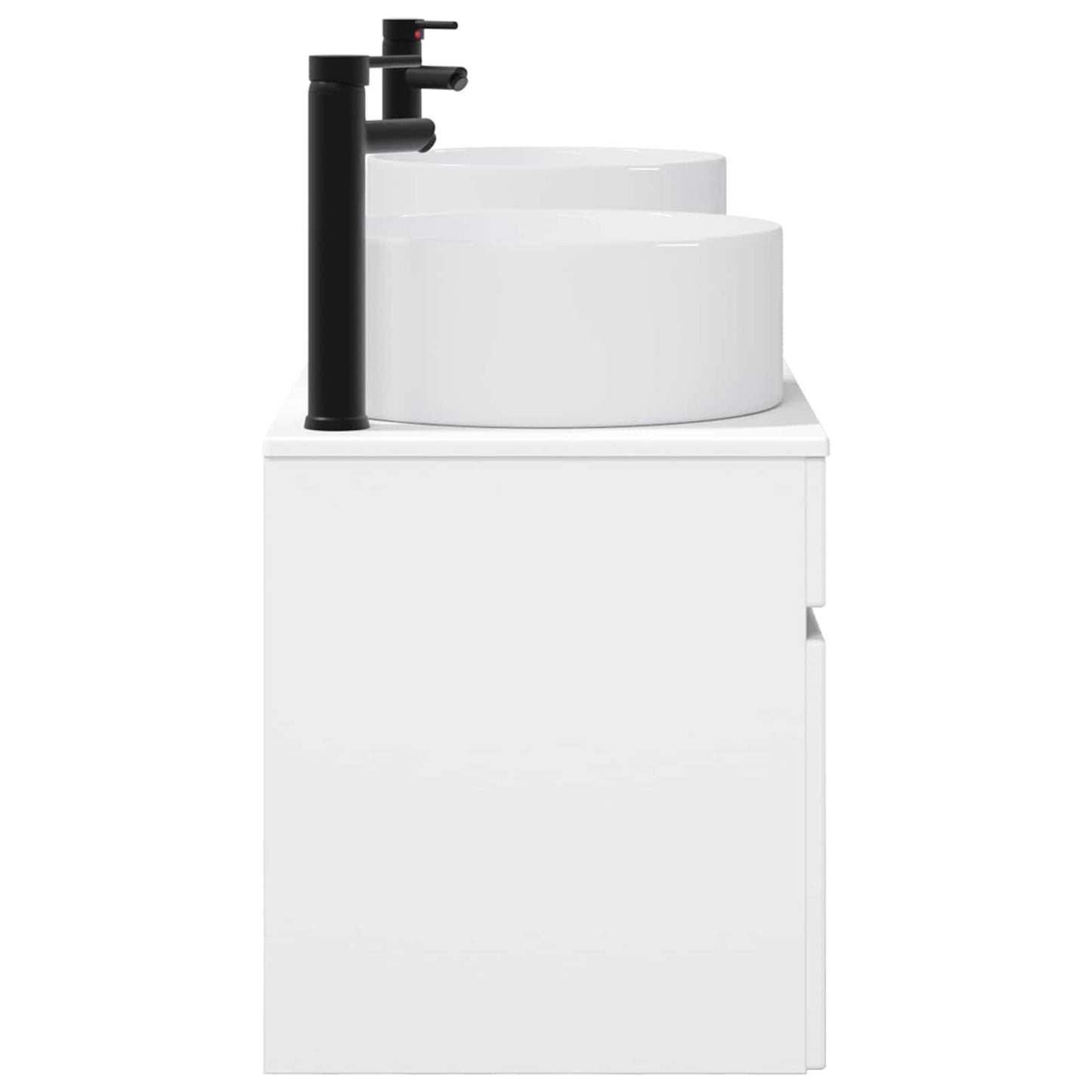 Baderomsskapsett 3 stk. Hvit 49 x 44,5 x 65,5 cm Konstruert tre