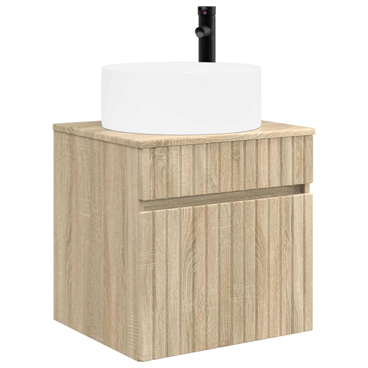Baderomsskapsett 3 stk. Sonoma eik 49 x 44,5 x 65,5 cm
