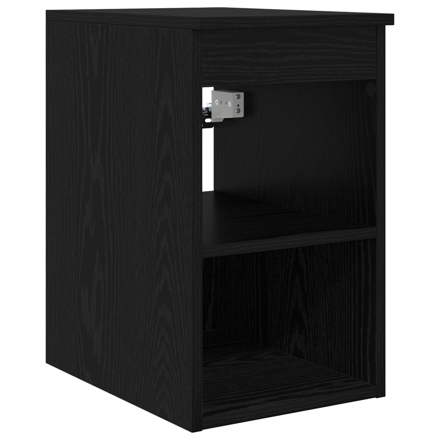 Baderomsskapsett 3 stk. Svart eik 49,5 x 35 x 63 cm