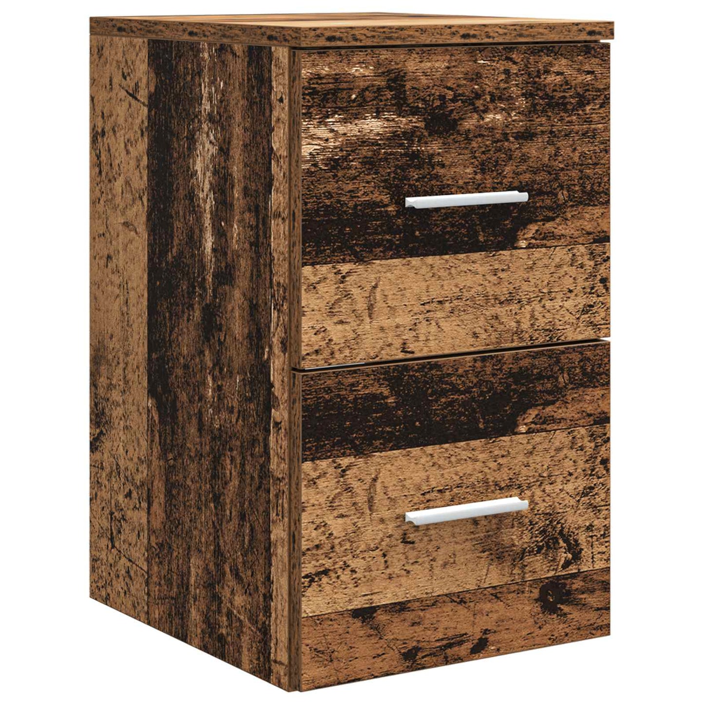 Baderomsskapsett 3 stk. Gammelt tre 49,5 x 41 x 63 cm