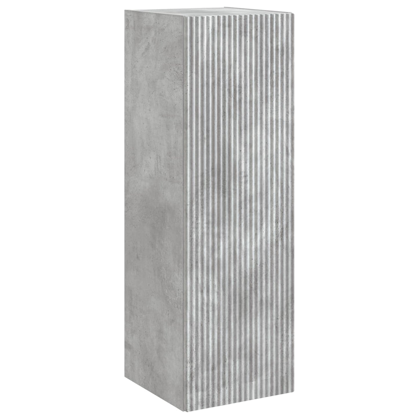Baderomsinnredningssett 5 stk. Betonggrå 33 x 34,5 x 100 cm