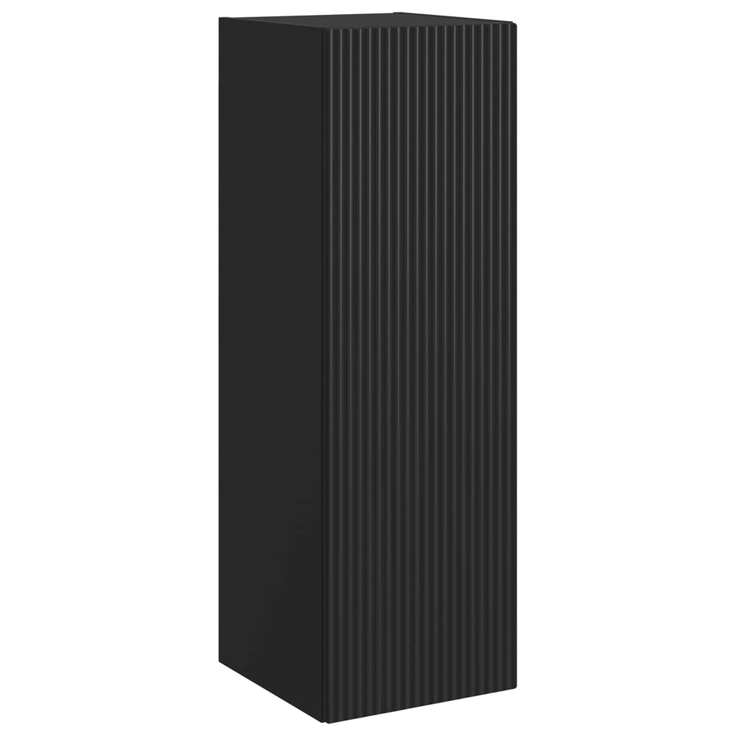 Baderomsinnredningssett 5 stk. Svart 33 x 34,5 x 100 cm
