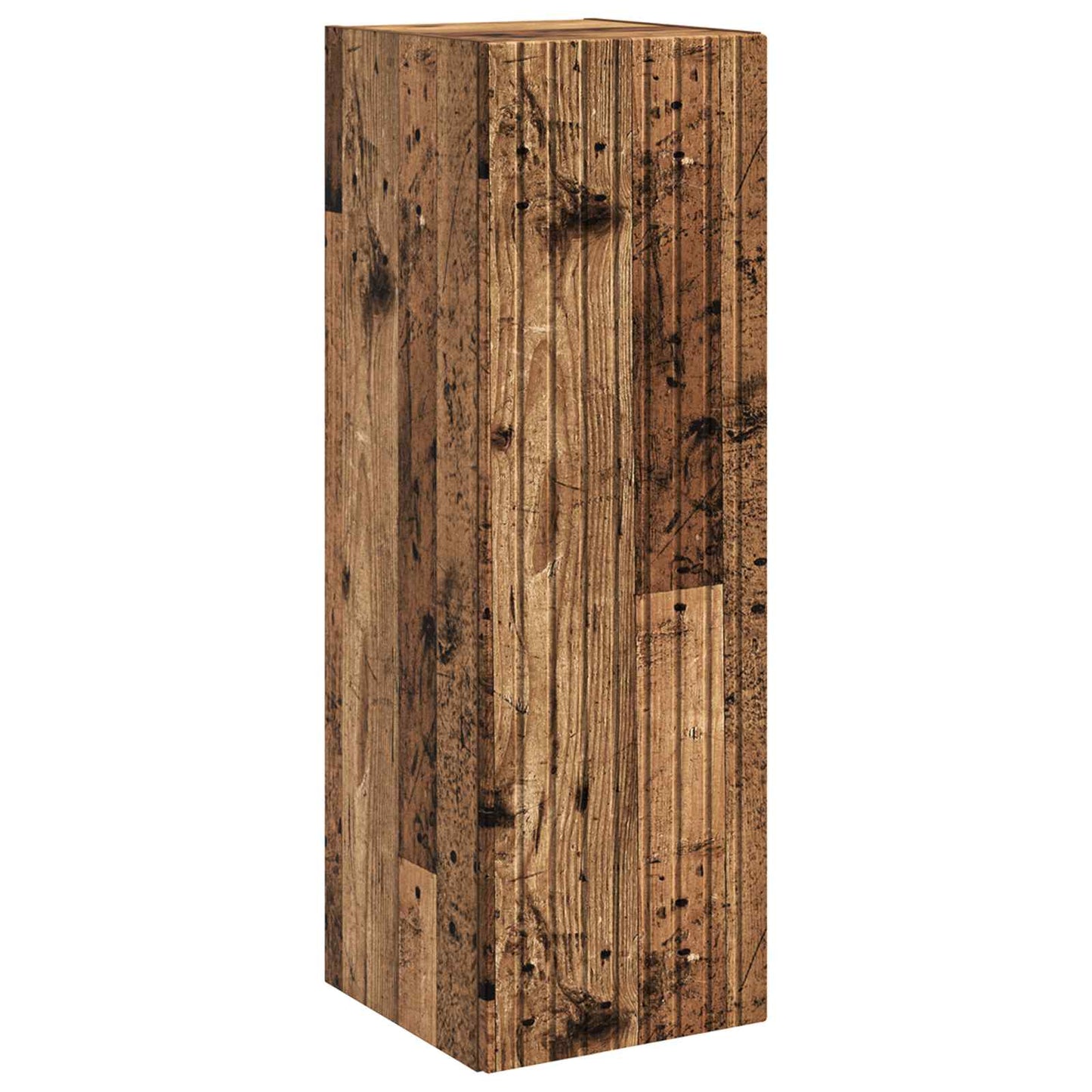 Baderomsinnredningssett 3 stk. Gammelt tre 33 x 34,5 x 160 cm