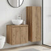 Baderomsinnredningssett 2 stk. Artisan eik 33 x 34,5 x 100 cm