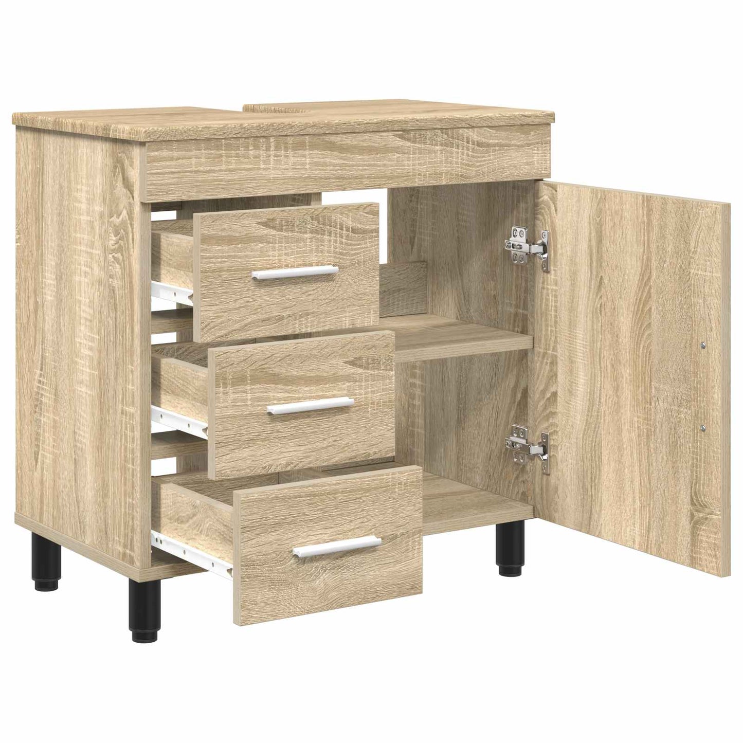 Bad Sminkebord Sonoma eik 60 x 35 x 60 cm Konstruert tre