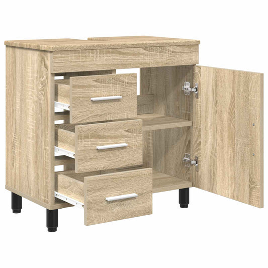 Bad Sminkebord Sonoma eik 60 x 35 x 60 cm Konstruert tre