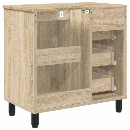 Bad Sminkebord Sonoma eik 60 x 35 x 60 cm Konstruert tre