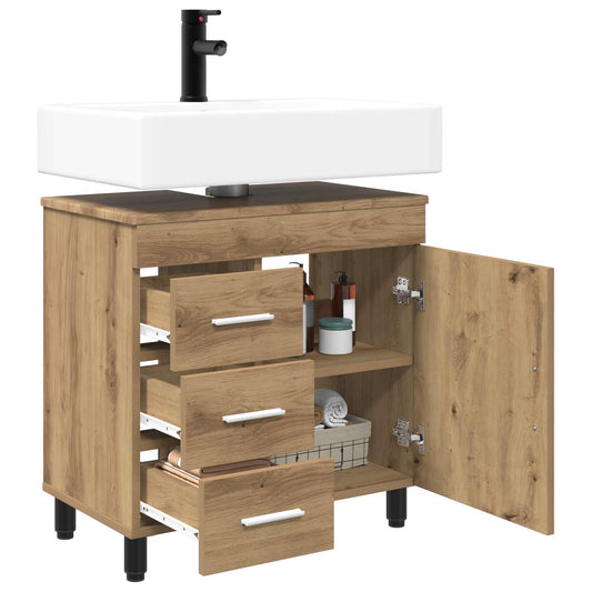 Bad Sminkebord Artisan eik 60 x 35 x 60 cm Konstruert tre