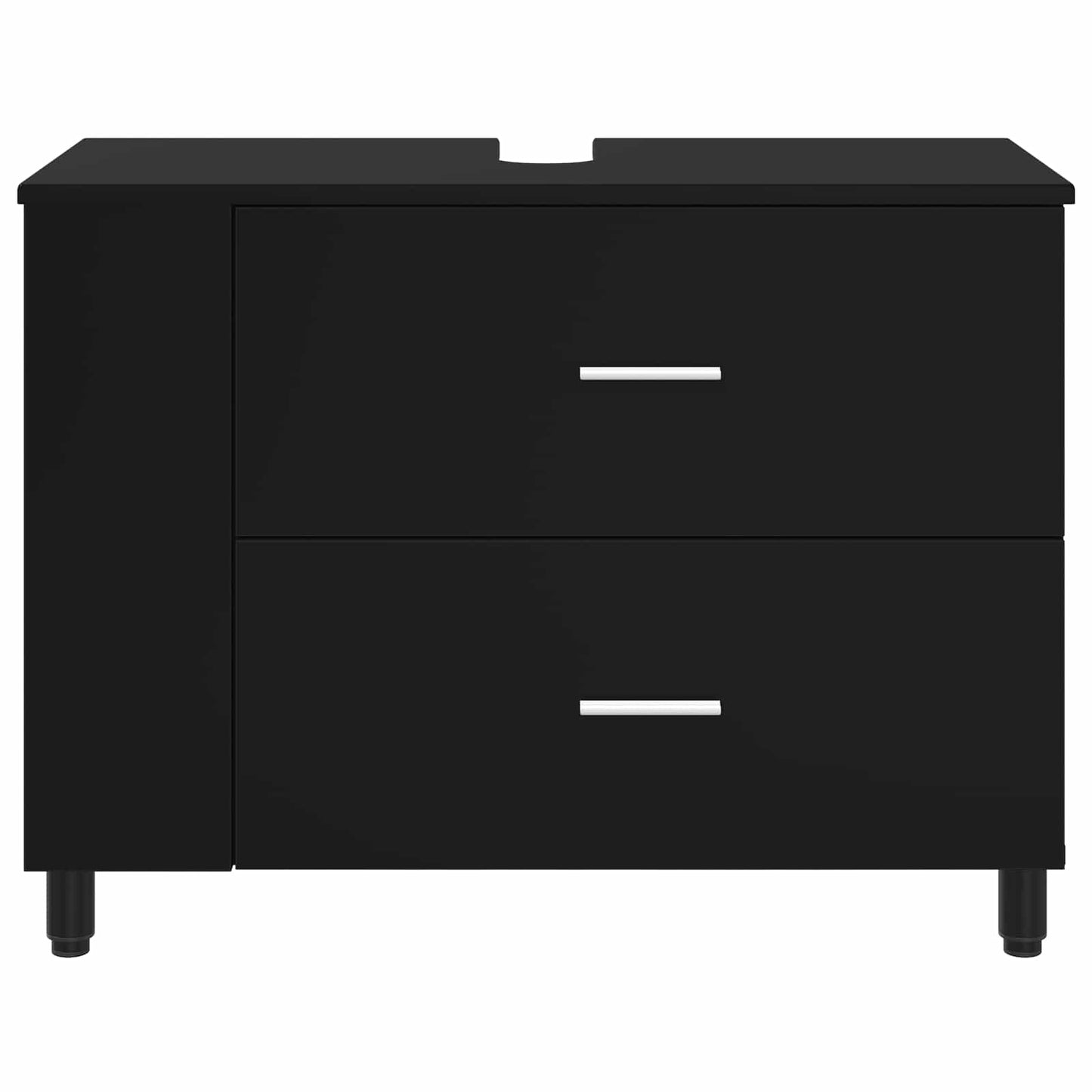 Bad Sminkebord Svart 80 x 35 x 60 cm Konstruert tre