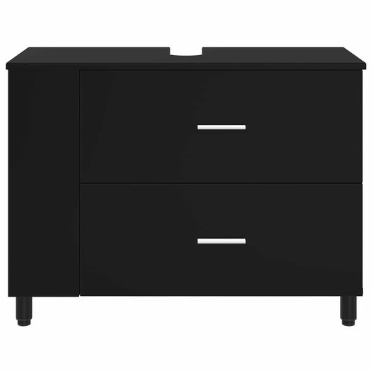 Bad Sminkebord Svart 80 x 35 x 60 cm Konstruert tre