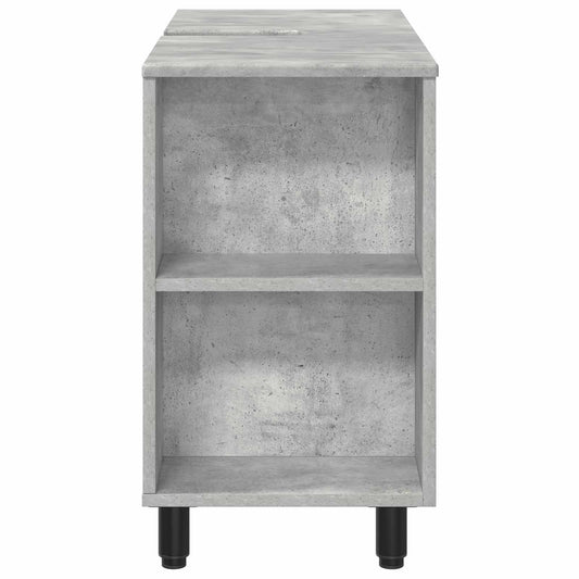 Bad Sminkebord Betonggrå 80 x 35 x 60 cm Konstruert tre