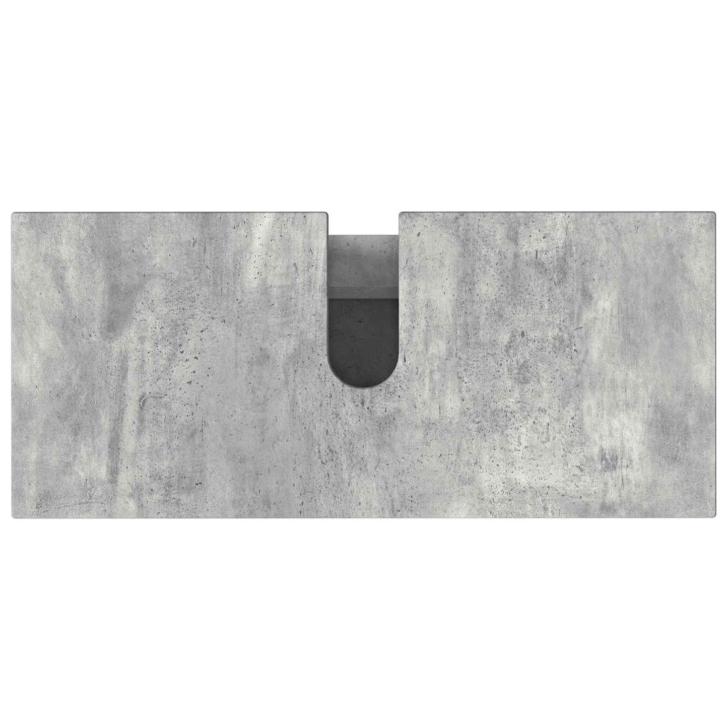 Bad Sminkebord Betonggrå 80 x 35 x 60 cm Konstruert tre