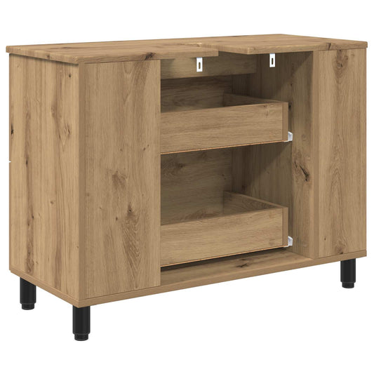 Bad Sminkebord Artisan eik 80 x 35 x 60 cm Konstruert tre