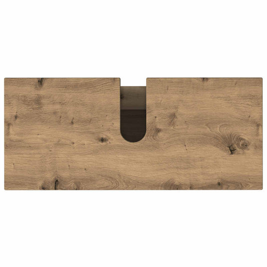 Bad Sminkebord Artisan eik 80 x 35 x 60 cm Konstruert tre