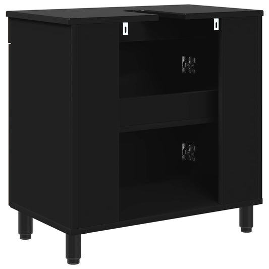 Bad Sminkebord Svart 60 x 35 x 60 cm Konstruert tre
