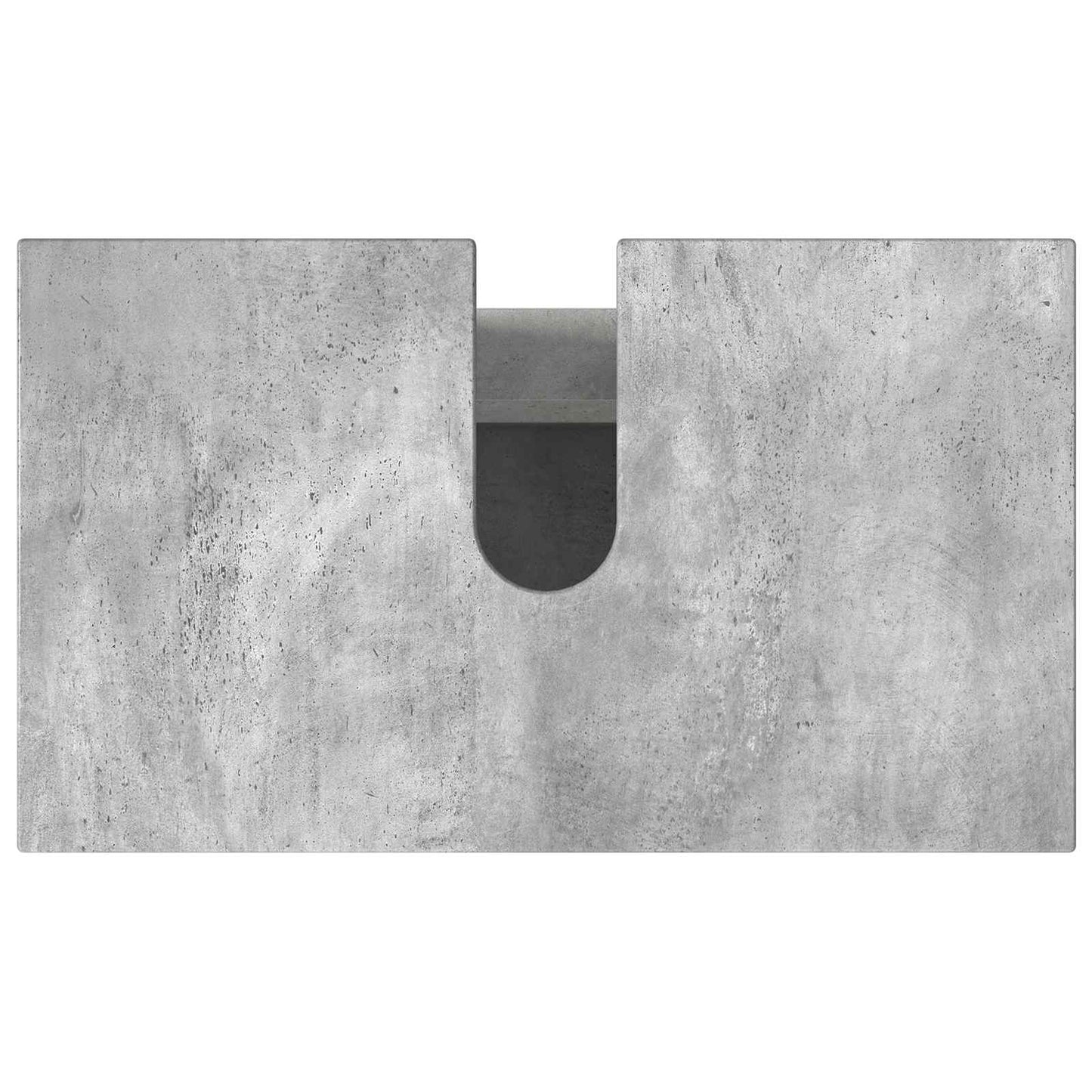 Bad Sminkebord Betonggrå 60 x 35 x 60 cm Konstruert tre