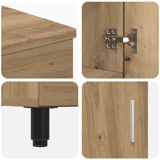 Bad Sminkebord Artisan eik 60 x 35 x 60 cm Konstruert tre