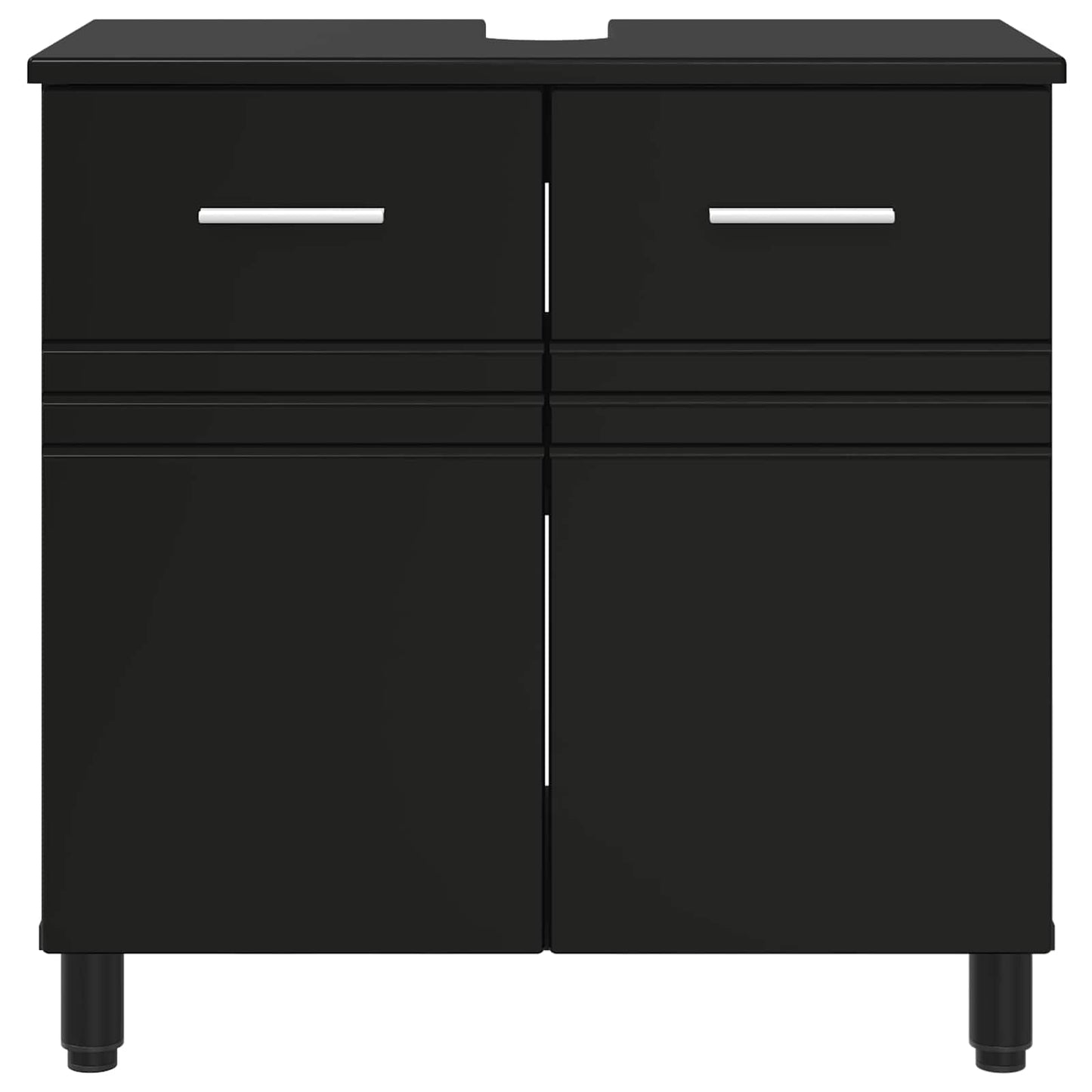 Bad Sminkebord Svart 60 x 35 x 60 cm Konstruert tre