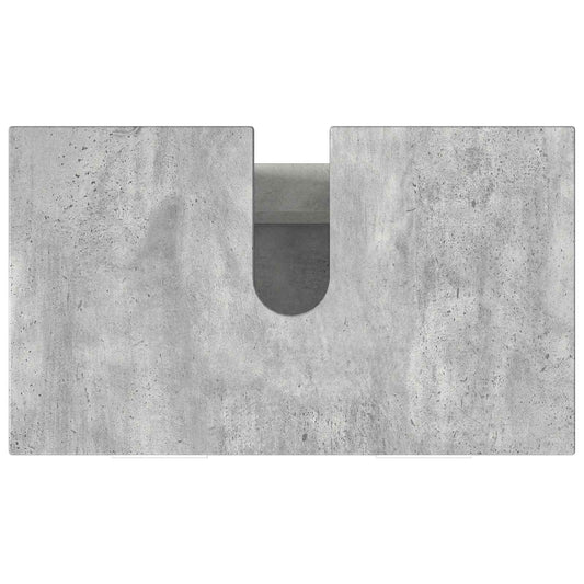 Bad Sminkebord Betonggrå 60 x 35 x 60 cm Konstruert tre