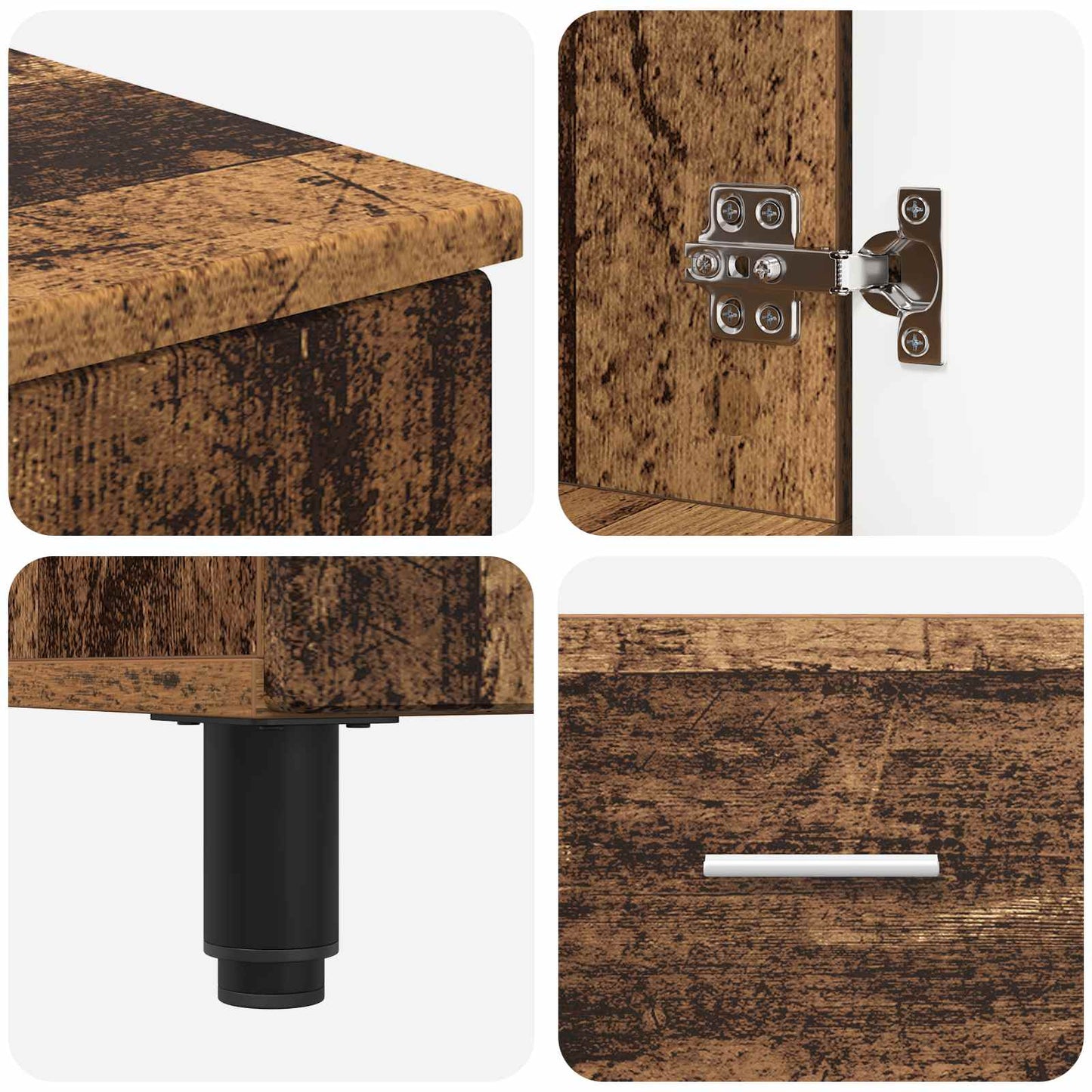 Bad Sminkebord Gammelt tre 60 x 35 x 60 cm Konstruert tre