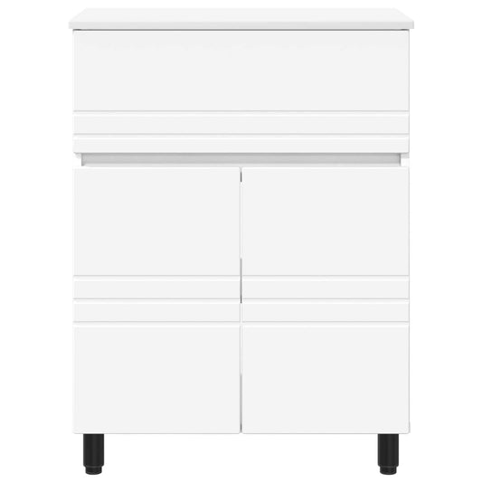 Bad Sminkebord Hvit 60 x 35 x 80 cm Konstruert tre