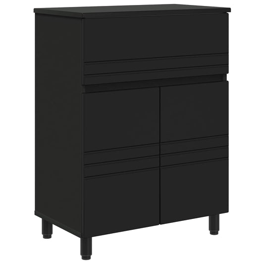 Bad Sminkebord Svart 60 x 35 x 80 cm Konstruert tre