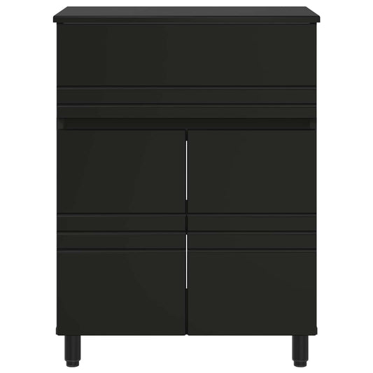 Bad Sminkebord Svart 60 x 35 x 80 cm Konstruert tre