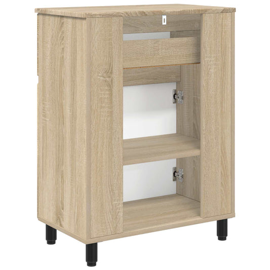 Bad Sminkebord Sonoma eik 60 x 35 x 80 cm Konstruert tre