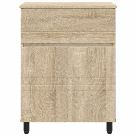 Bad Sminkebord Sonoma eik 60 x 35 x 80 cm Konstruert tre