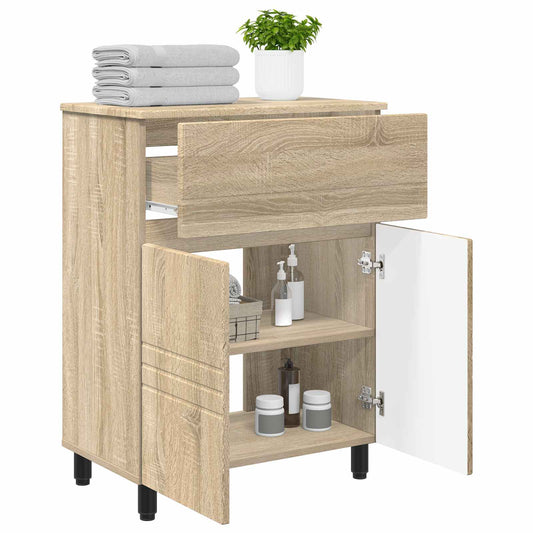 Bad Sminkebord Sonoma eik 60 x 35 x 80 cm Konstruert tre