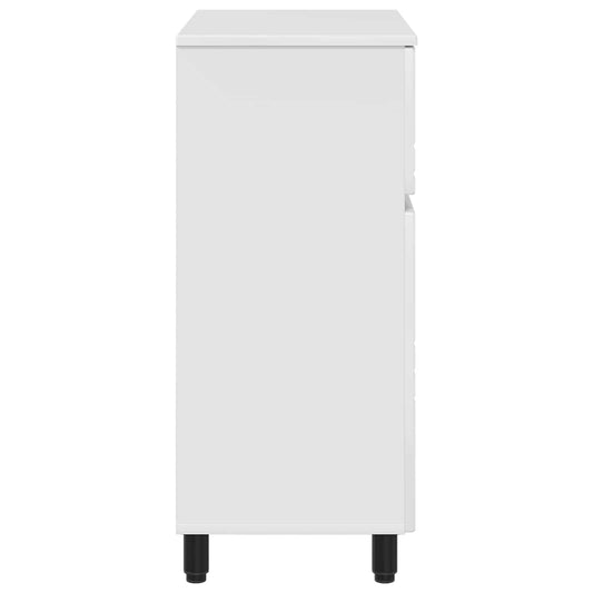 Bad Sminkebord Høgglans hvit 60 x 35 x 80 cm Konstruert tre