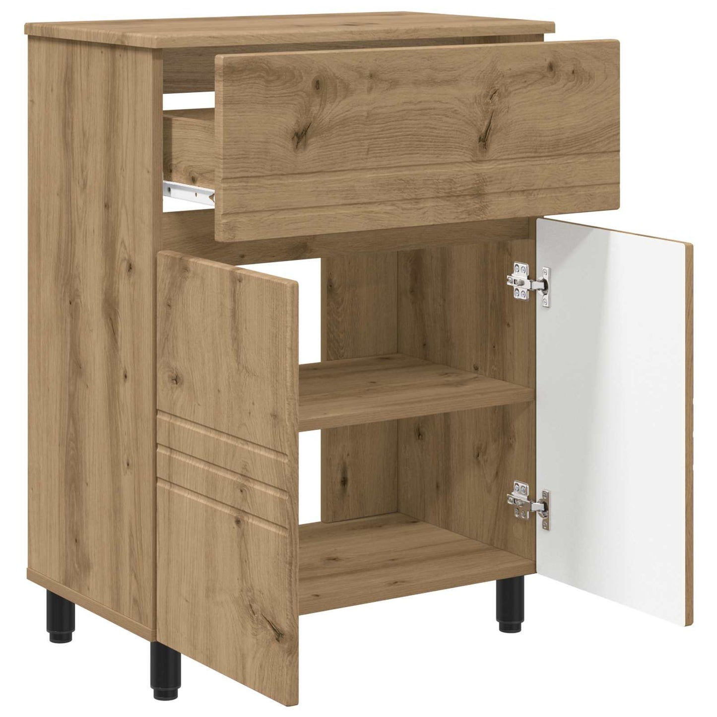 Bad Sminkebord Artisan eik 60 x 35 x 80 cm Konstruert tre