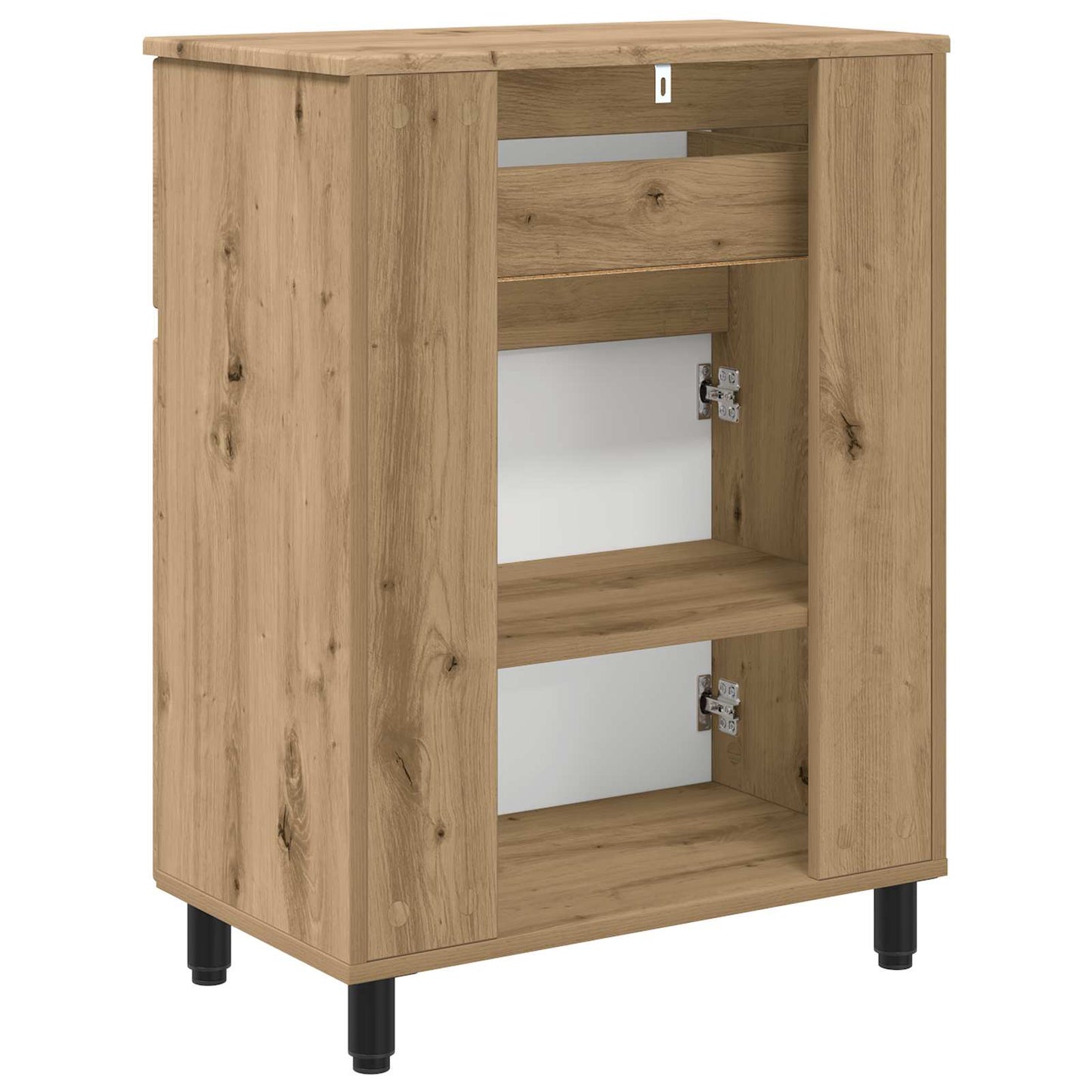 Bad Sminkebord Artisan eik 60 x 35 x 80 cm Konstruert tre