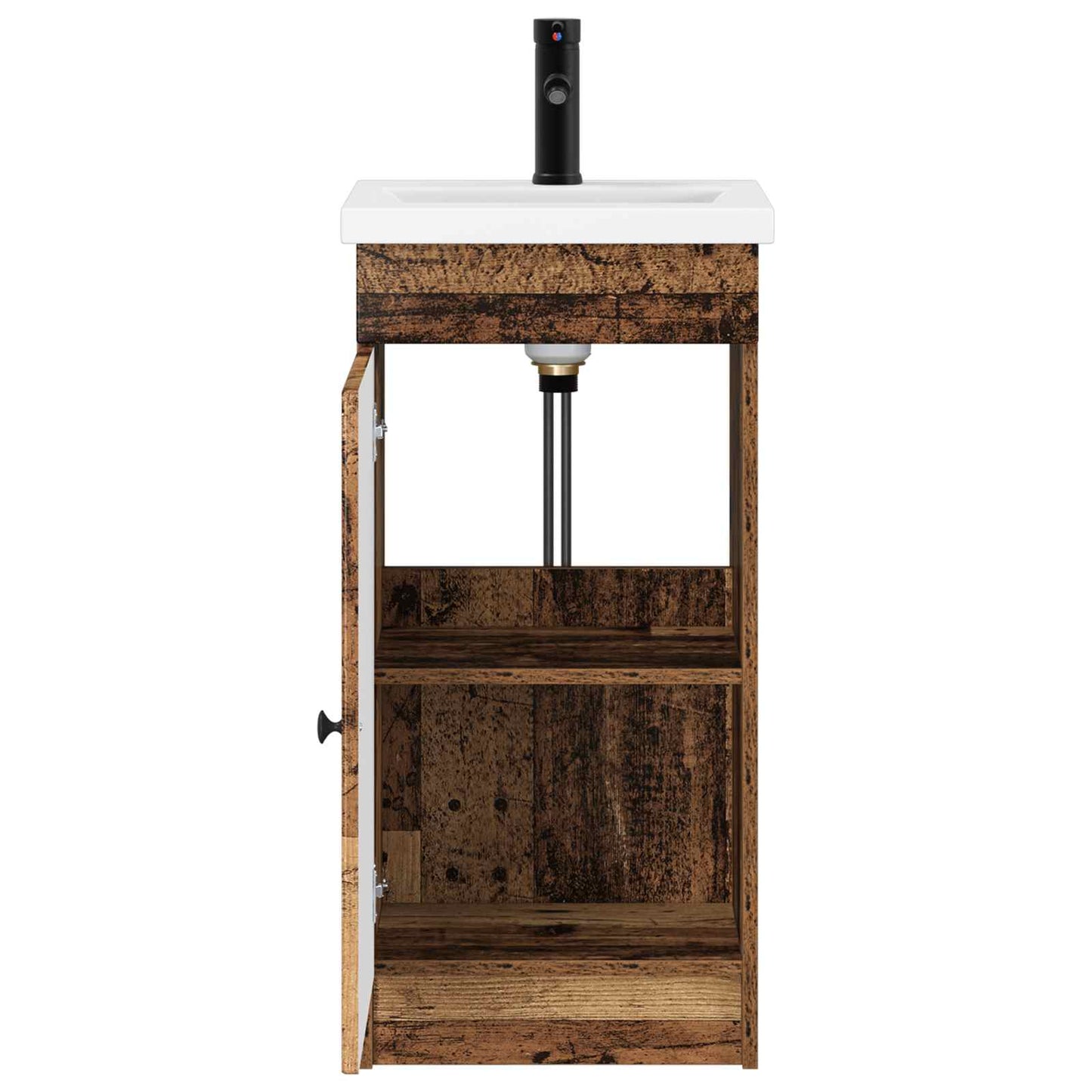 Badmøbel med vask Gammelt tre 42 x 40 x 84,5 cm Konstruert tre