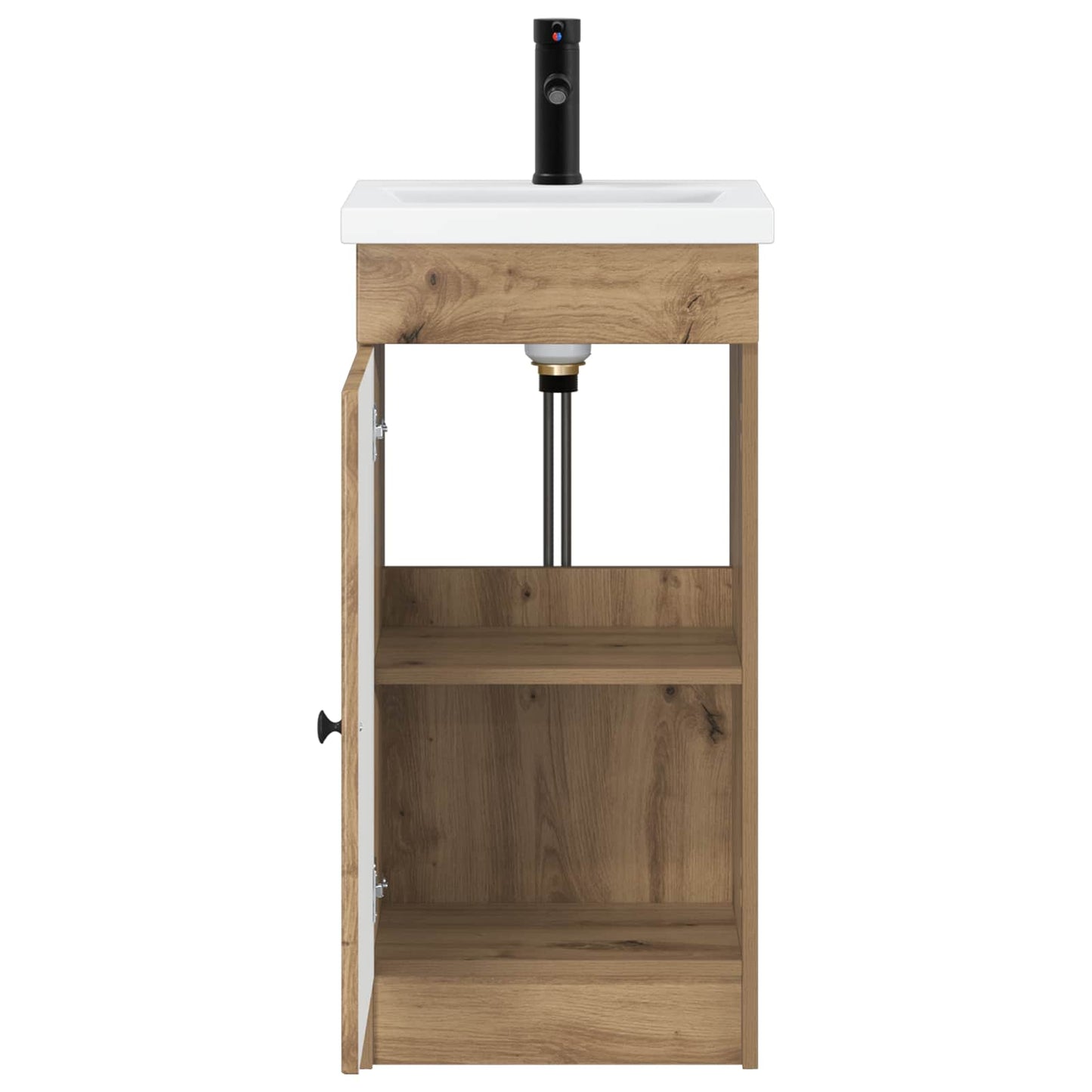 Badmøbel med vask Artisan eik 42 x 40 x 84,5 cm Konstruert tre