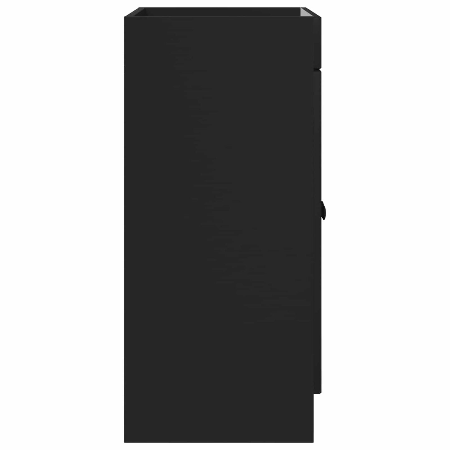 Baderomsskap under vask Svart 56 x 37,5 x 81 cm Konstruert tre