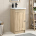 Badmøbel med vask Sonoma eik 42 x 40 x 84,5 cm Konstruert tre