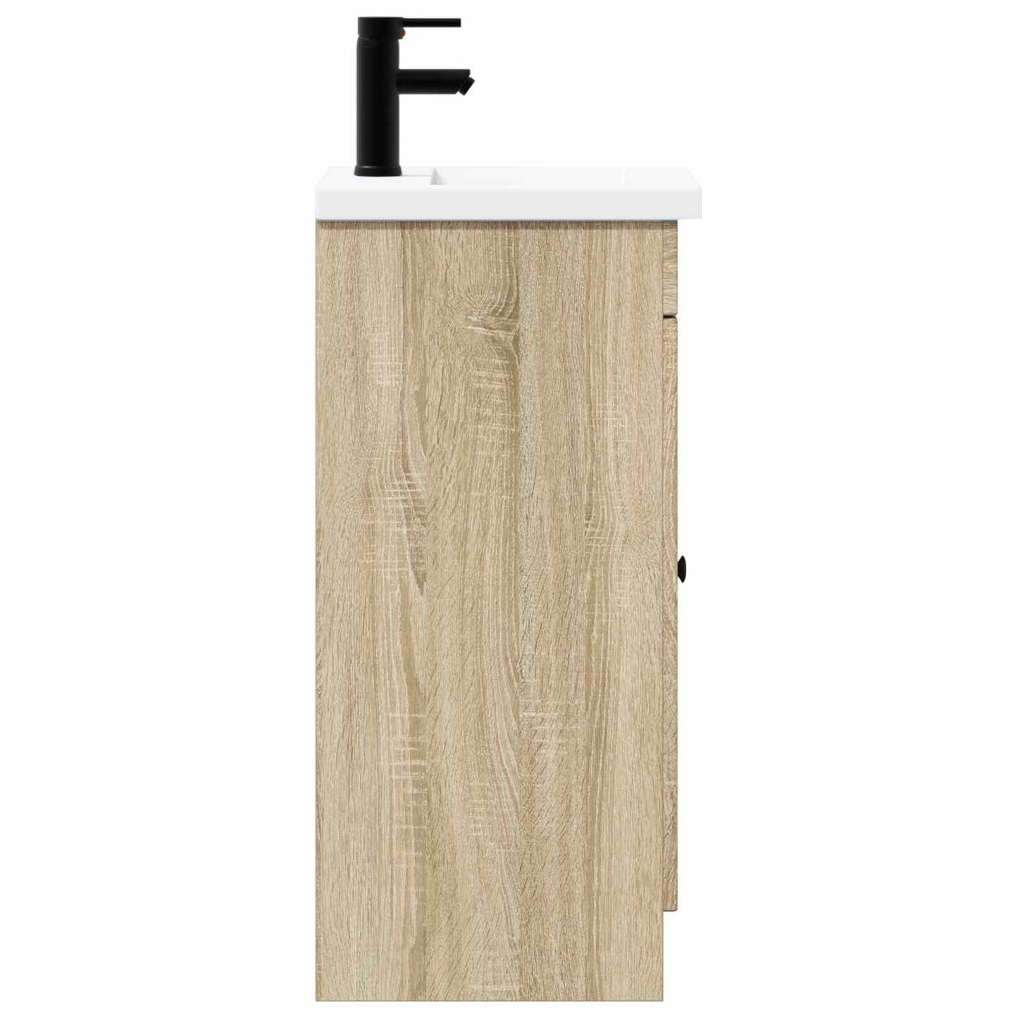 Badmøbel med vask Sonoma eik 42 x 40 x 84,5 cm Konstruert tre