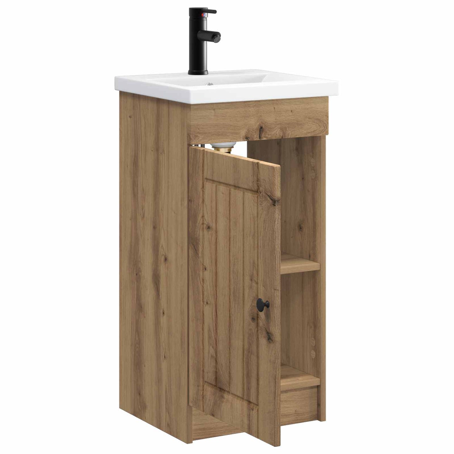 Badmøbel med vask Artisan eik 42 x 40 x 84,5 cm Konstruert tre