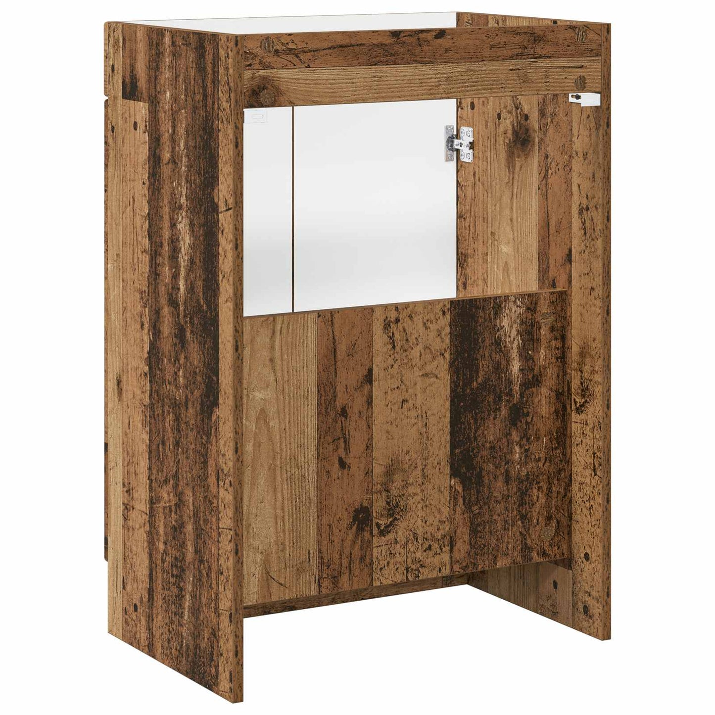 Baderomsskap under vask Gammelt tre 56 x 37,5 x 81 cm