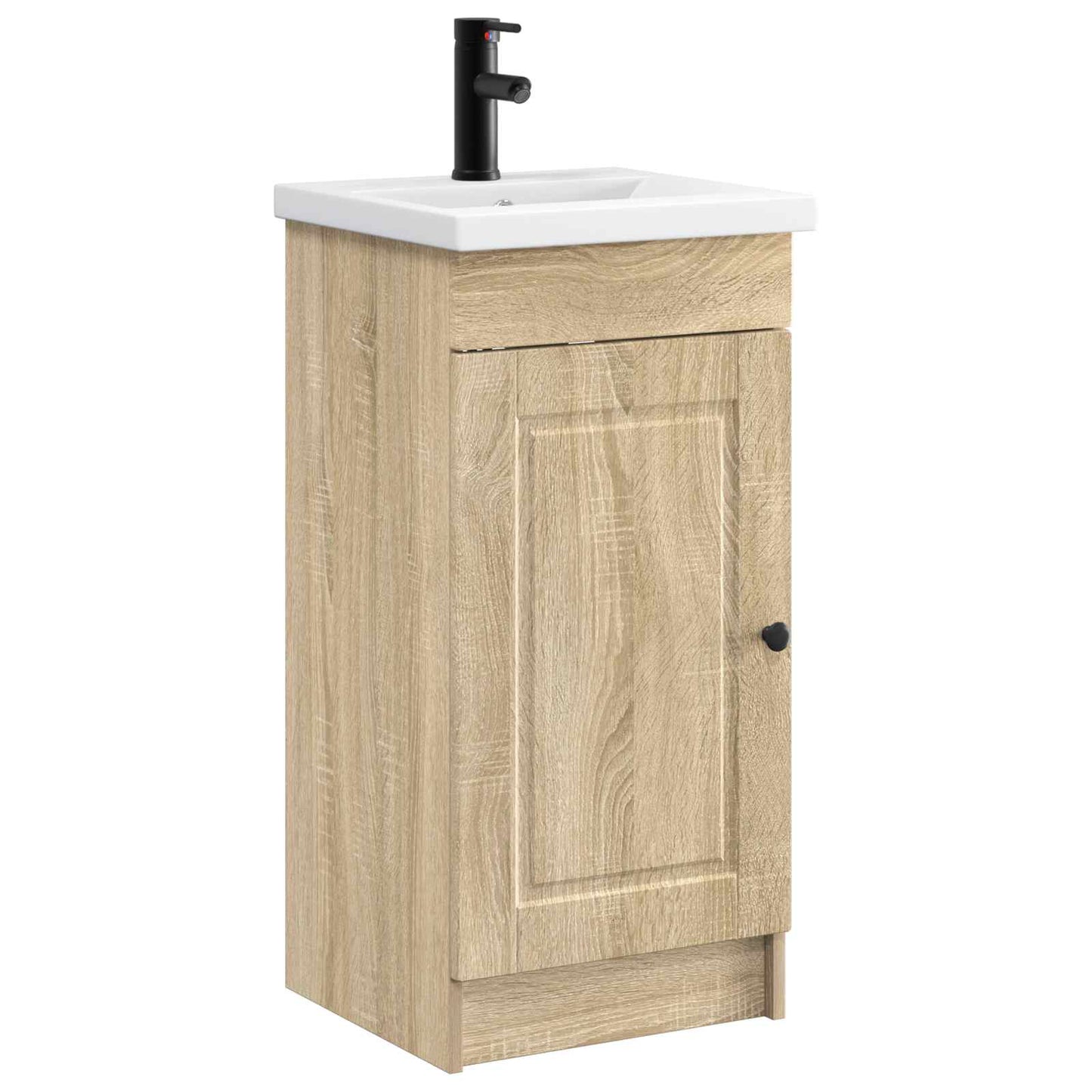 Badmøbel med vask Sonoma eik 42 x 40 x 84,5 cm Konstruert tre