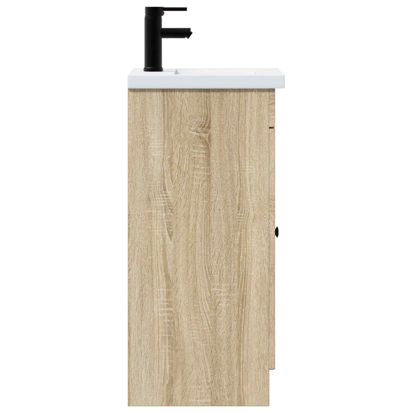 Badmøbel med vask Sonoma eik 42 x 40 x 84,5 cm Konstruert tre