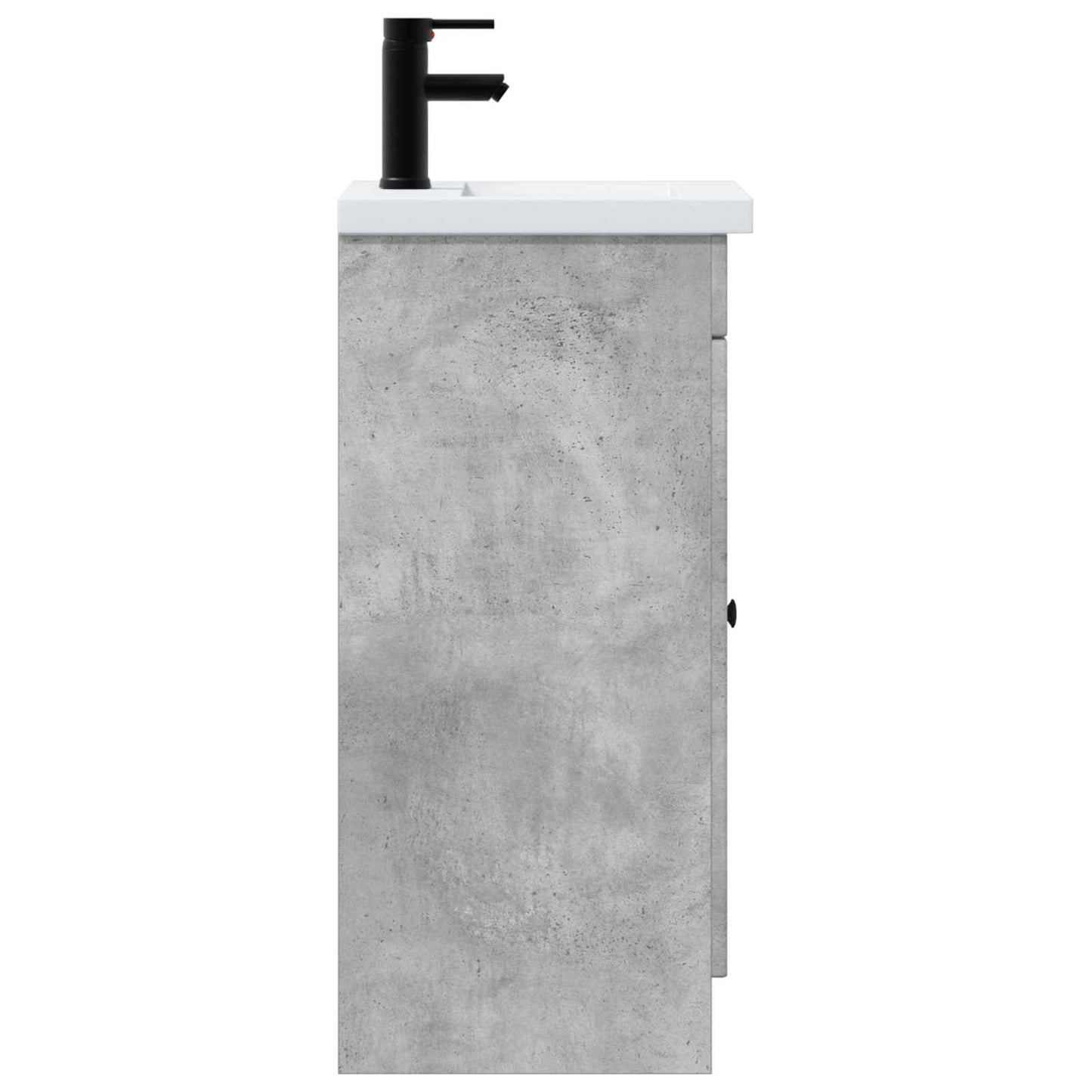 Badmøbel med vask Betonggrå 42 x 40 x 84,5 cm Konstruert tre