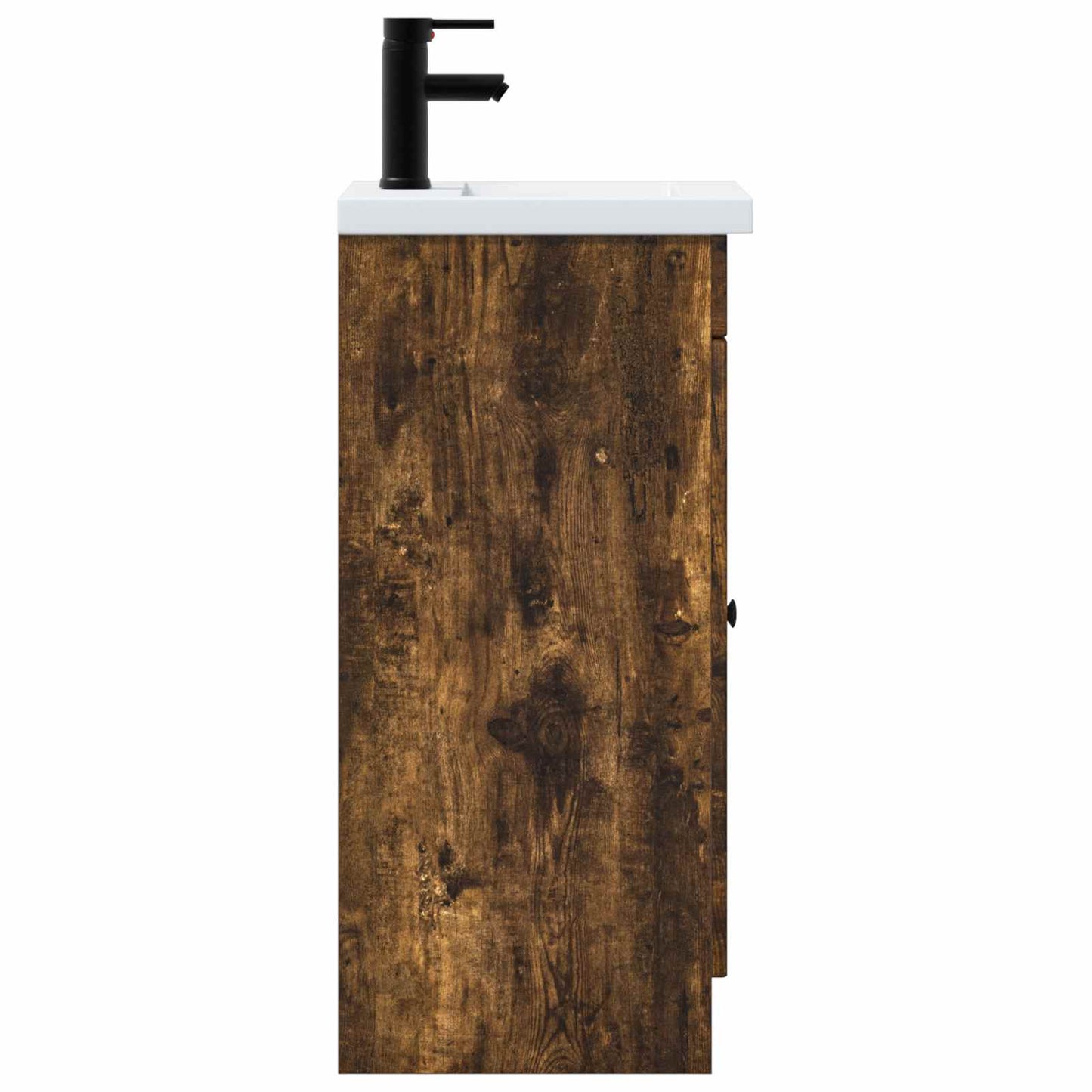 Badmøbel med vask Røkt Eik 42 x 40 x 84,5 cm Konstruert tre
