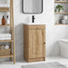 Badmøbel med vask Artisan eik 42 x 40 x 84,5 cm Konstruert tre