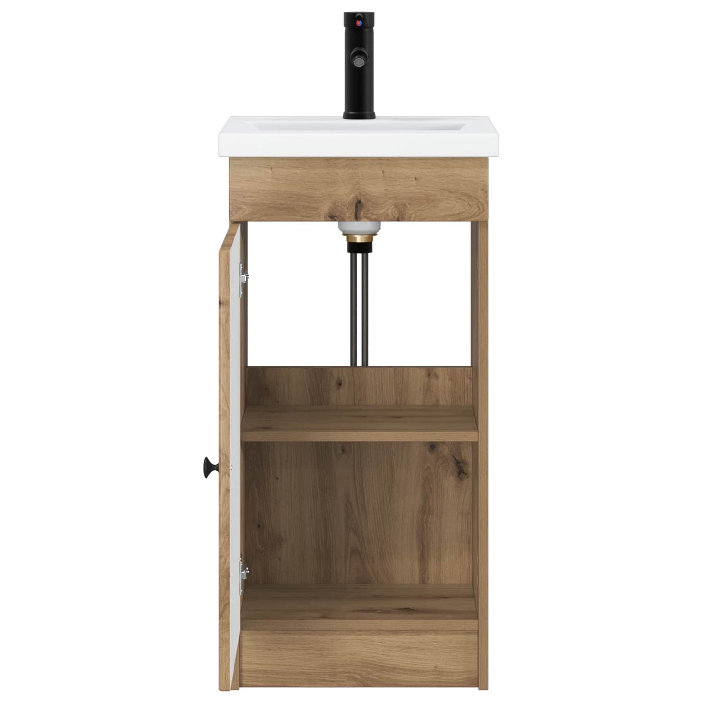 Badmøbel med vask Artisan eik 42 x 40 x 84,5 cm Konstruert tre