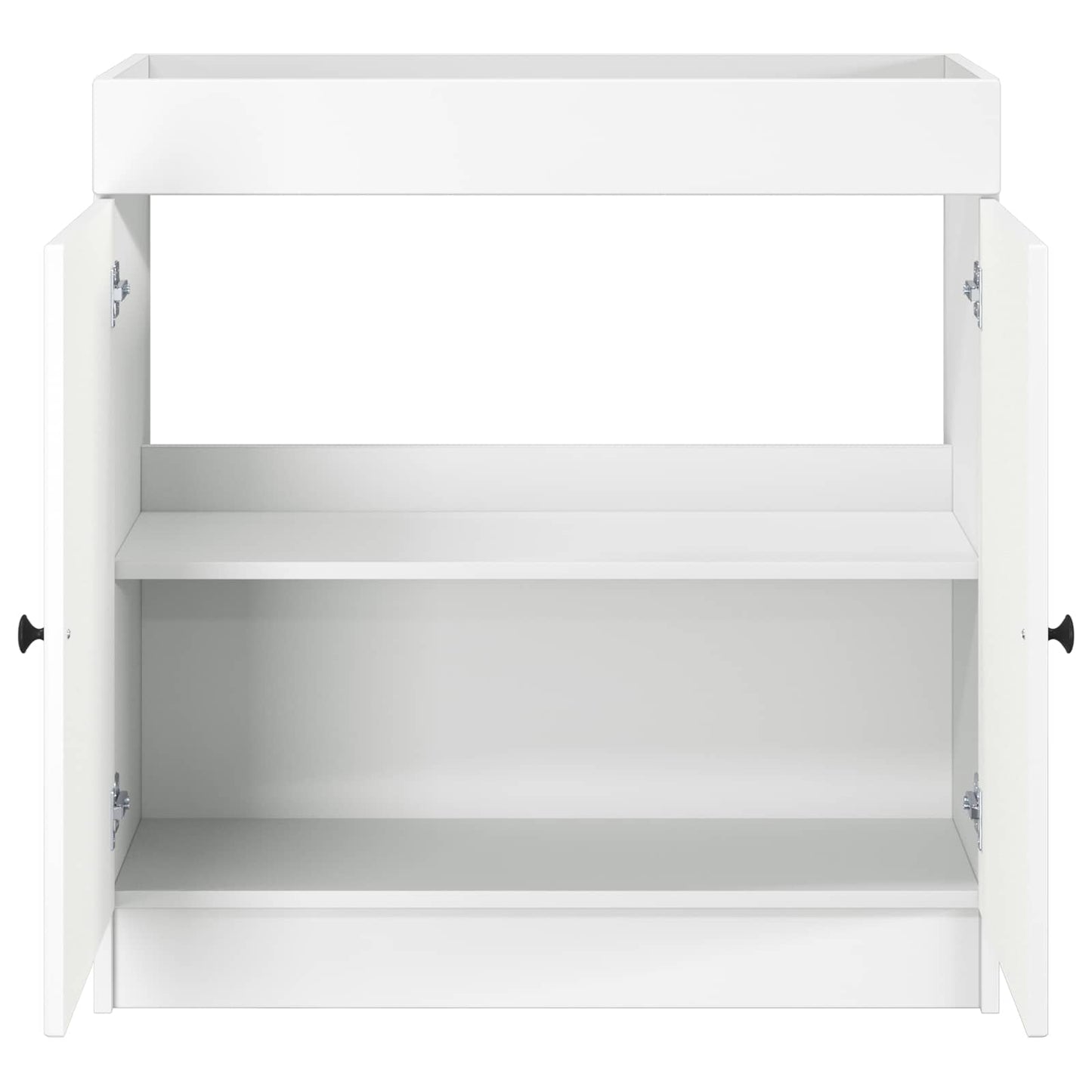 Baderomsskap under vask Hvit 56 x 37,5 x 81 cm Konstruert tre