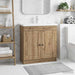 Baderomsskap under vask Artisan eik 56 x 37,5 x 81 cm