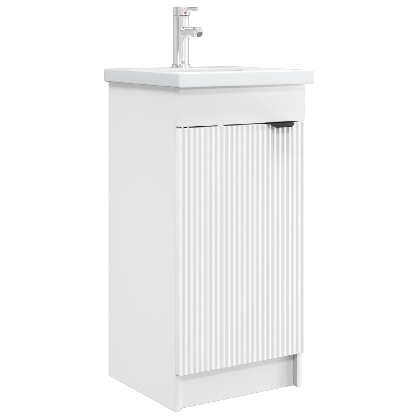 Badmøbel med vask Hvit 42 x 40 x 84,5 cm Konstruert tre