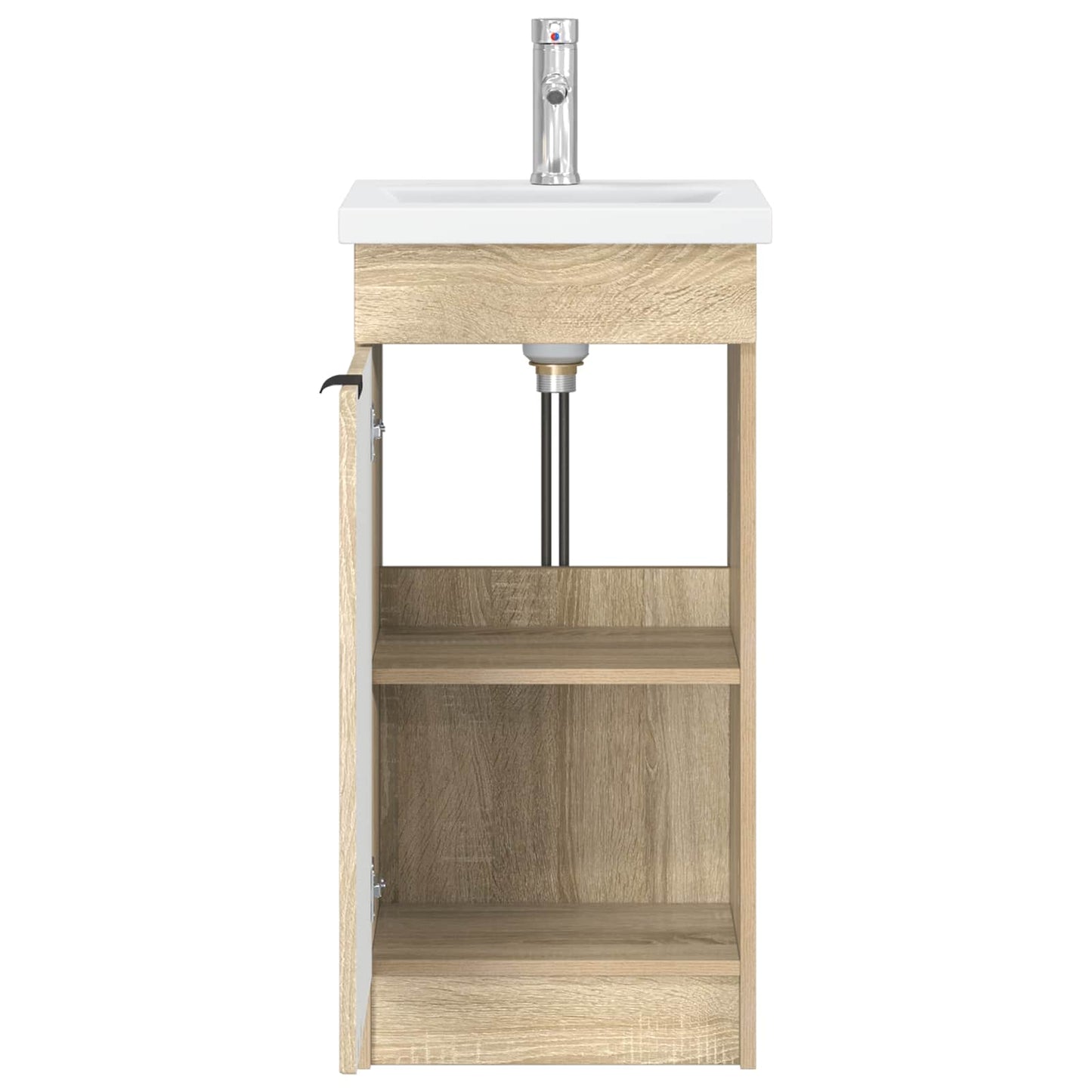 Badmøbel med vask Sonoma eik 42 x 40 x 84,5 cm Konstruert tre